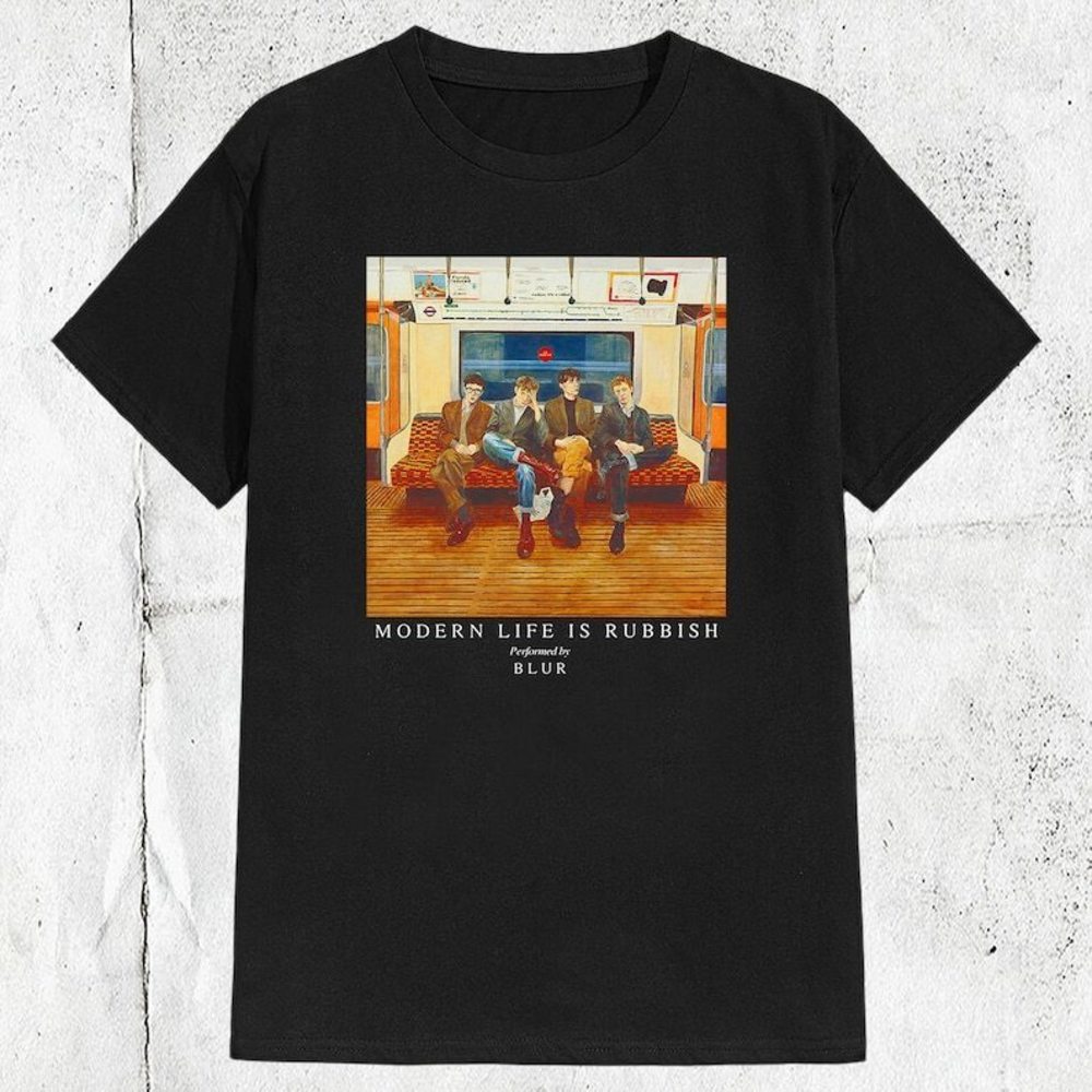 80s 90s Blur Band Unisex Tshirt Gift For Fan